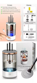Limpador de Pinceis Maquiagem Secador Automático USB