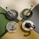 Kit 4 Ganchos Organizador De Parede Multicolorido Transparen