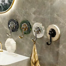 Kit 4 Ganchos Organizador De Parede Multicolorido Transparen