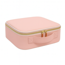 Maleta de Maquiagem com Espelho LED Rosa