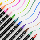 Canetas para Colorir com Glitter 2 pontas com 48 Cores